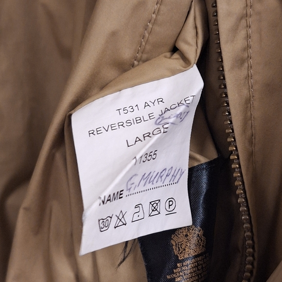 Barbour Mens Collared Ayr Reversible Golf Jacket - Picture 6 of 7